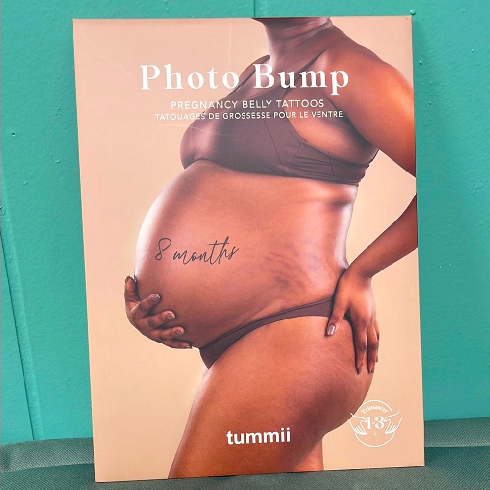 BNIP Tummii Photo Bump Pregnancy Belly Tattoos
for all 9 months brand new sealed